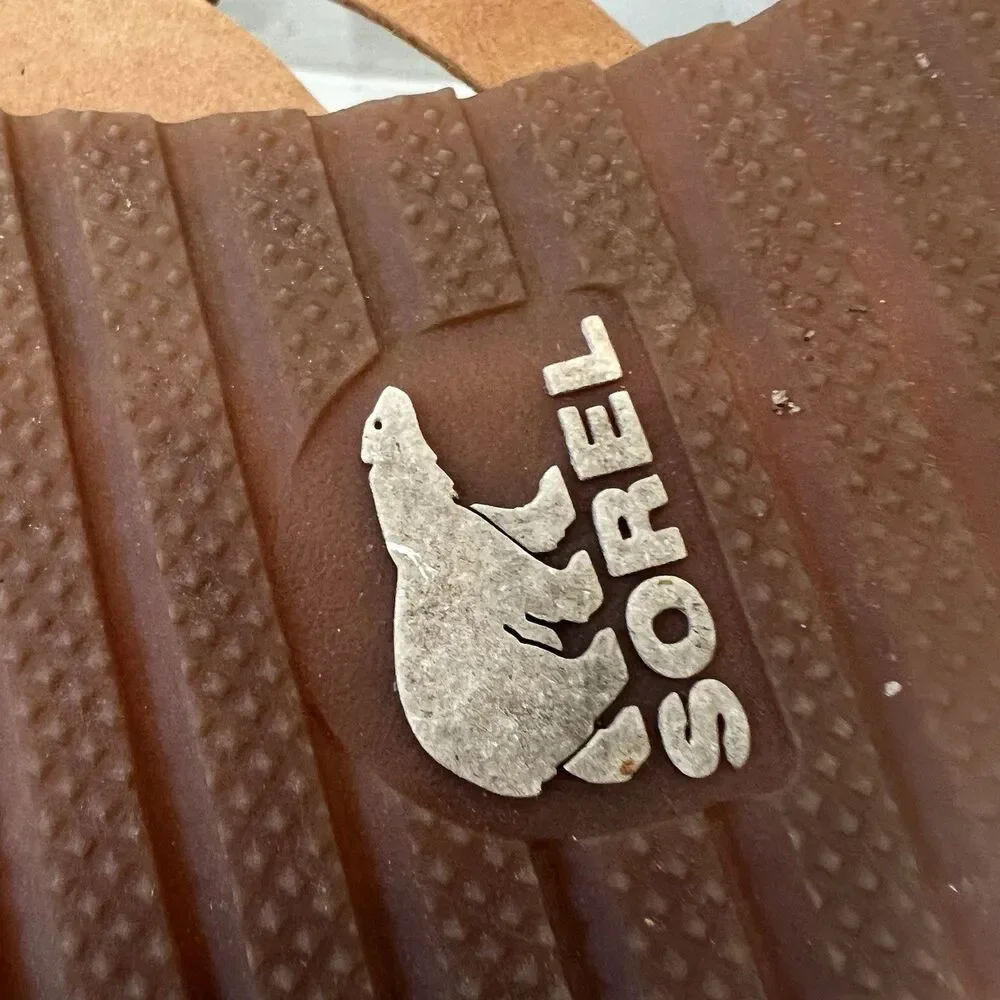 Sorel‎ Ella Slide Sandal Women’s 11 Slip On Leather Strappy - Picture 3 of 6